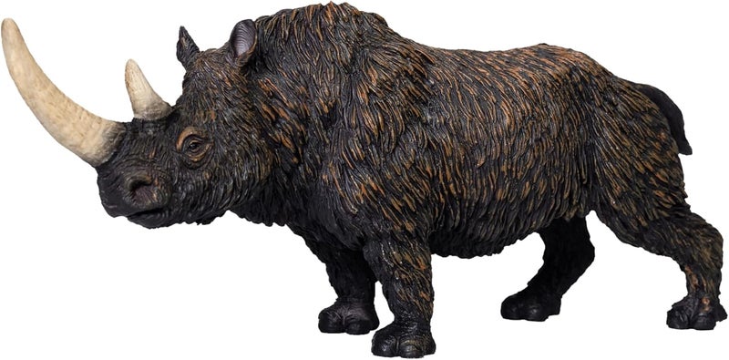 MOJO - Wool Rhino | Hand Painted Toy Figure | Prehistoric Life Collection | Lifelike & Highly Detailed | Designed in the UK - Image 3